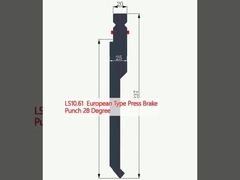 LS10.61 Pressão do travão do tipo europeu 28 graus